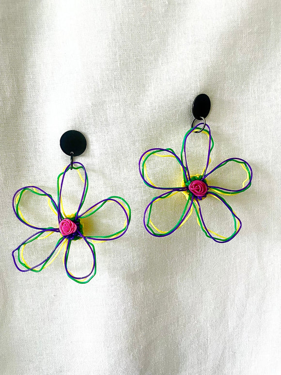 flower earrings