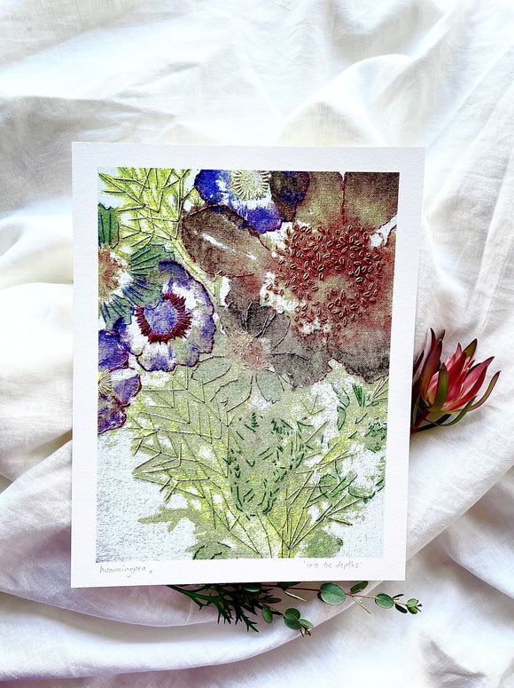 fine art print . into the depths