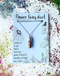 flower fairy dust - blue mix