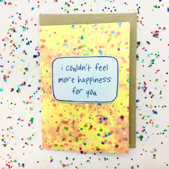 greeting card . happiness