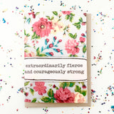 greeting card . extraordinarily courageous