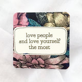 affirmation card . love people .